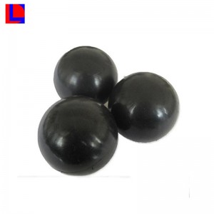 Персонализирана черна плътна гумена топка EPDM SBR NBR